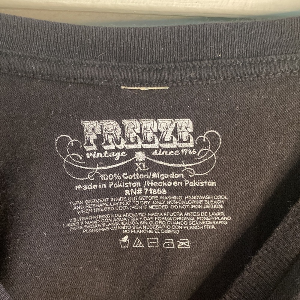 Freeze - XL black short sleeve vintage t-shirt - Picture 2 of 9